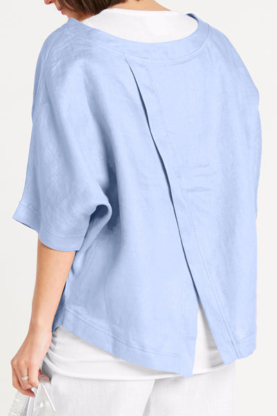 Handkerchief Linen Reversible Top