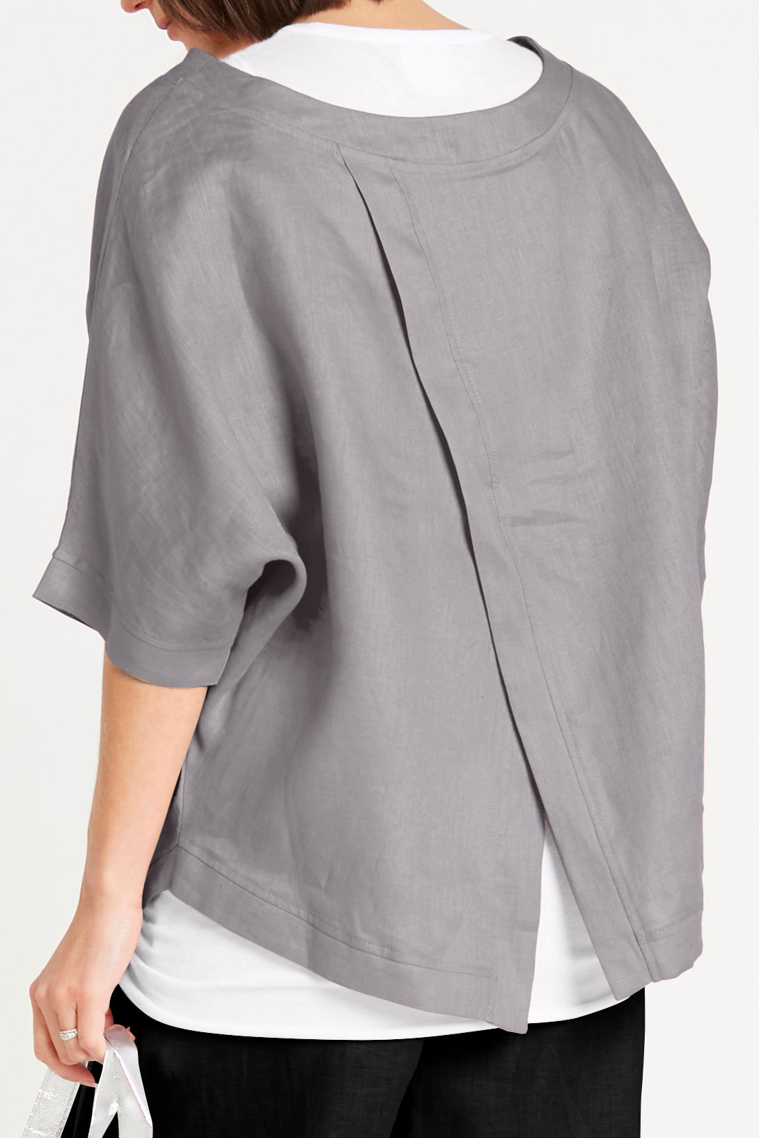 Handkerchief Linen Reversible Top