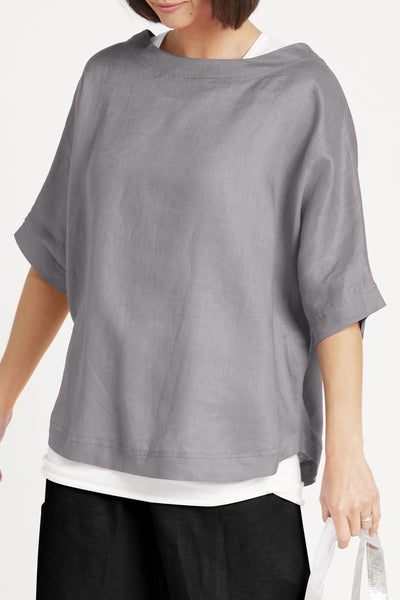 Handkerchief Linen Reversible Top