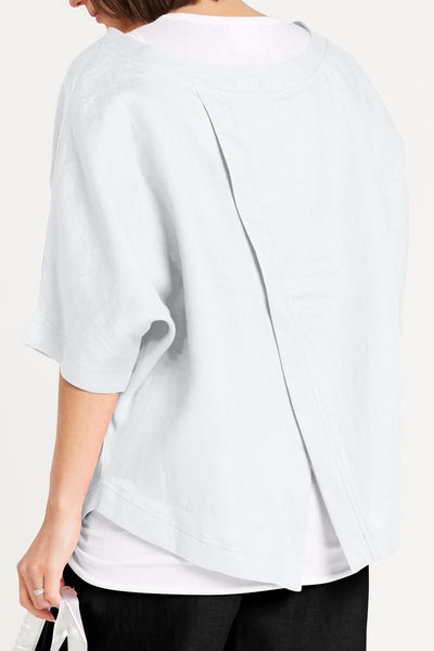 Handkerchief Linen Reversible Top