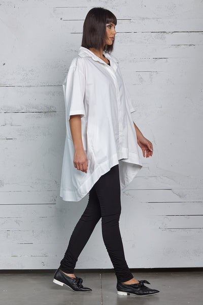 Cotton Plead Back Shirt