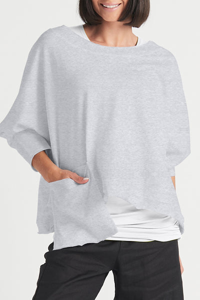 French Terry Drop Pocket Tee