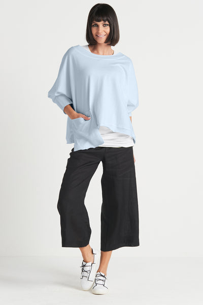 French Terry Drop Pocket Tee