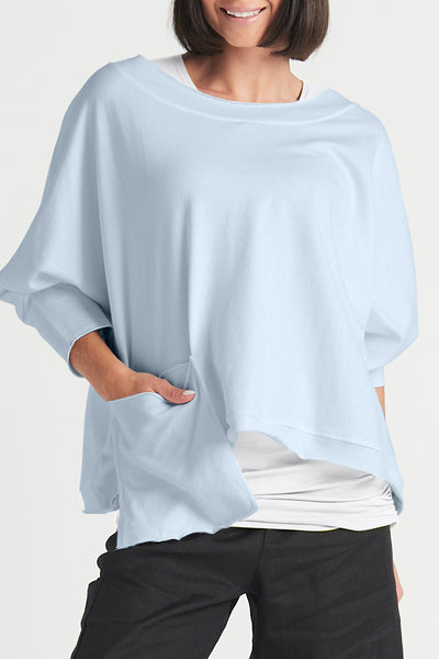 French Terry Drop Pocket Tee