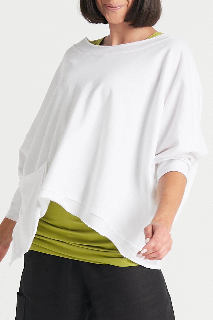 French Terry Drop Pocket Tee