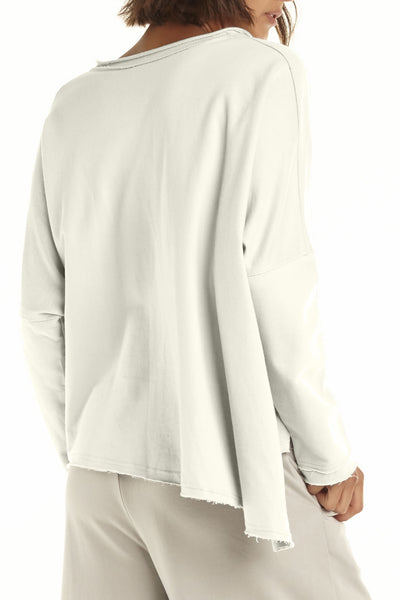 French Terry Double Angle V-Tee
