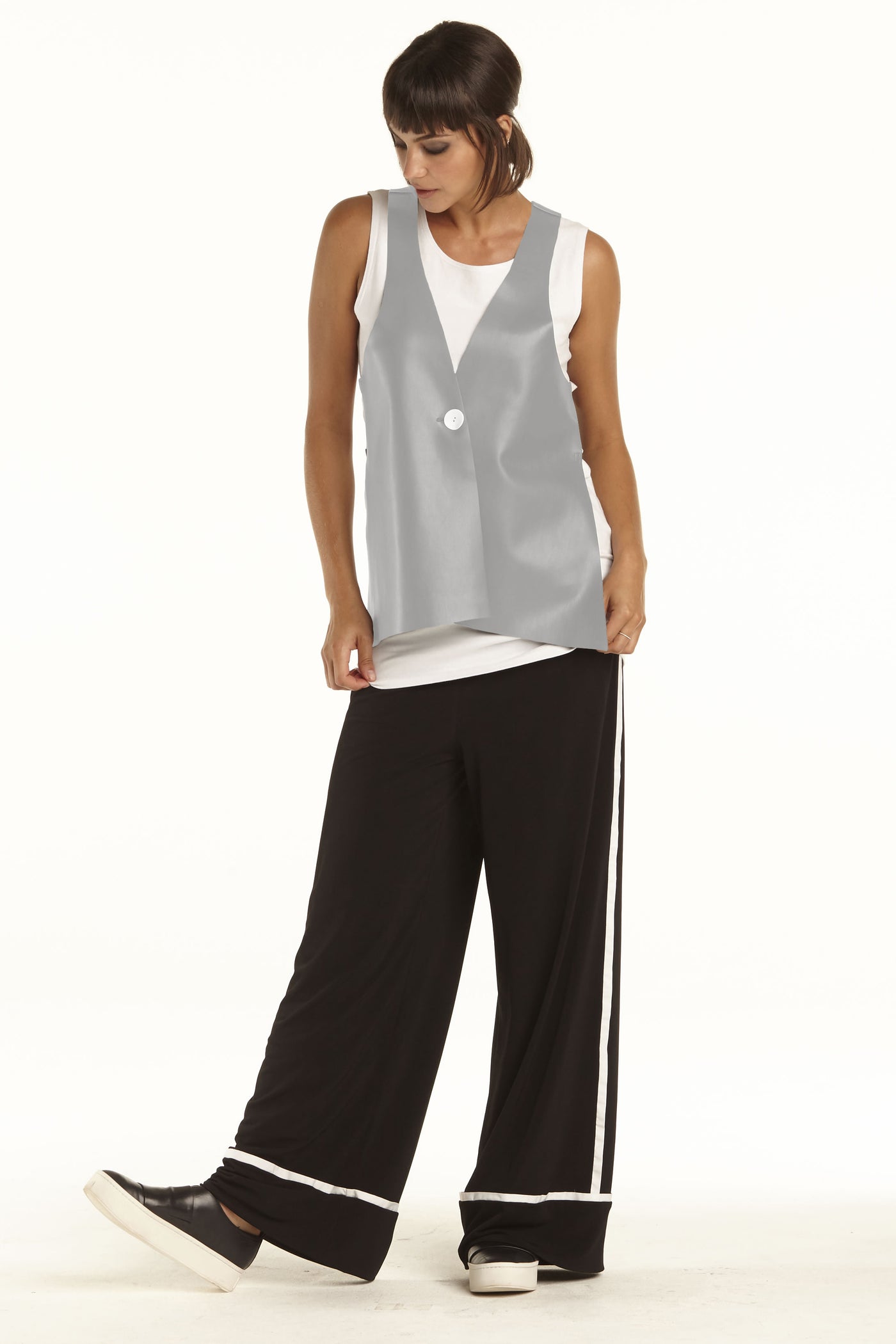 Vegan Leather Mini-Man Vest