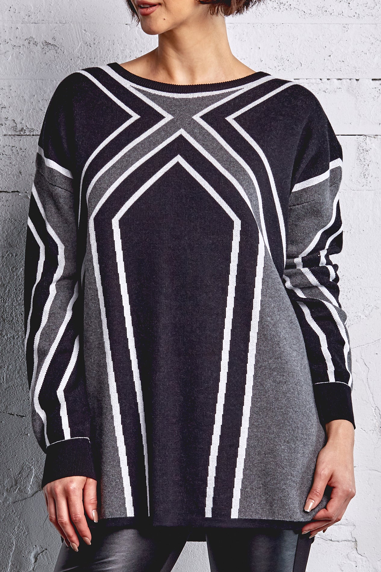 Pima Cotton Crew Neck Grapic