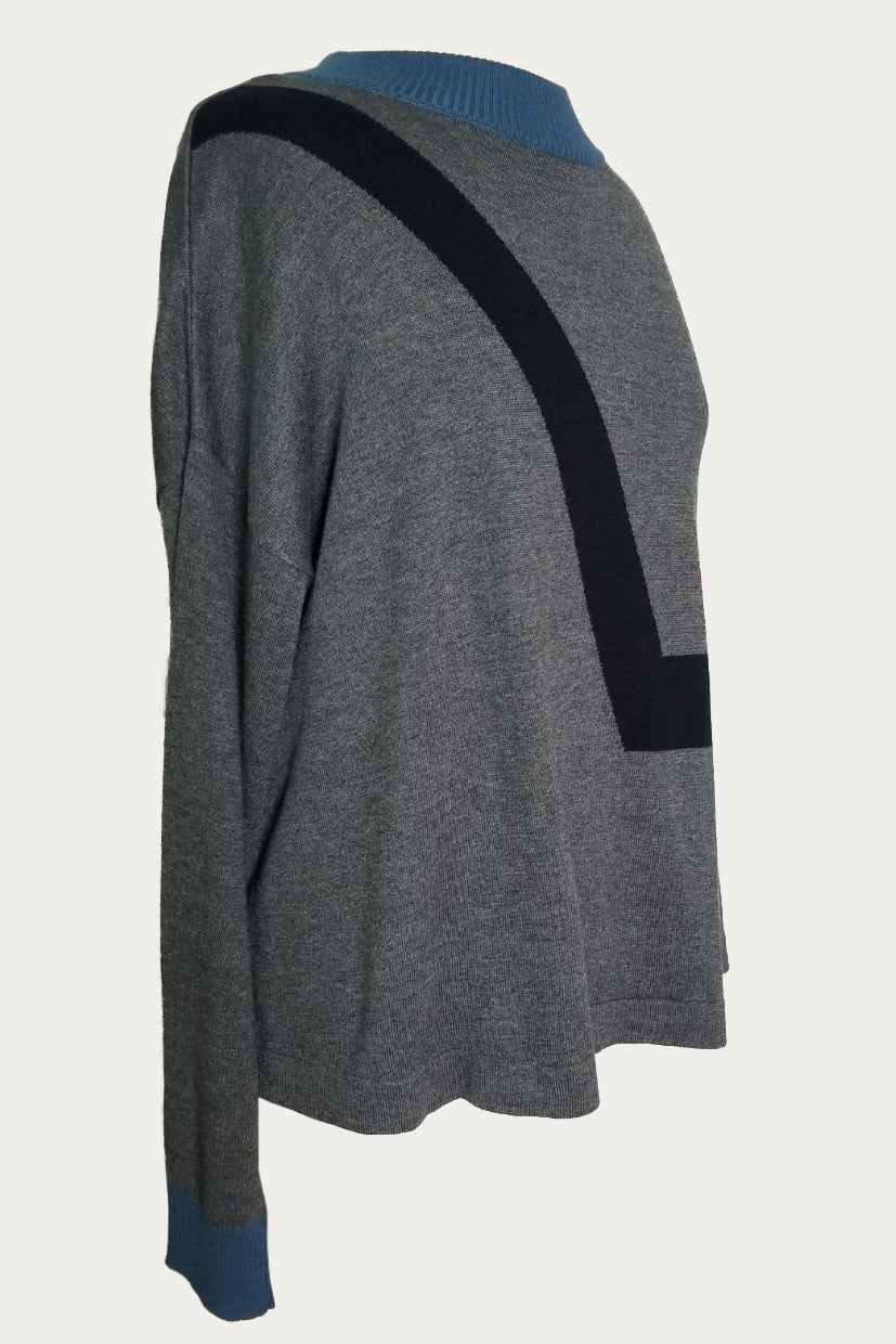 Pima Cotton Star Trac Mock Neck