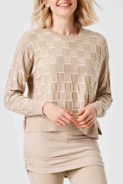 Pima Cotton Bottega Crewneck Sweater