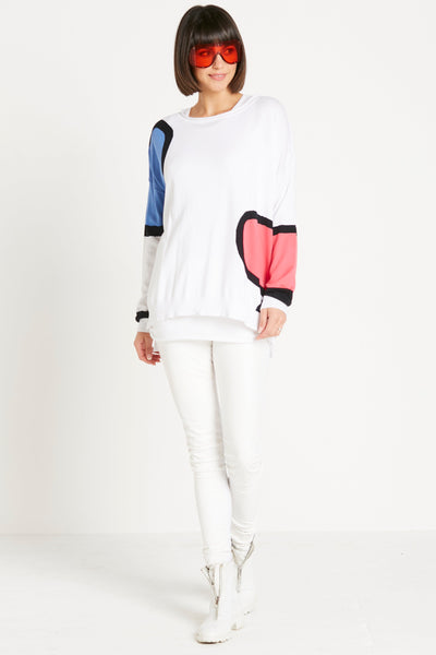 Pima Cotton Lava Lamp Crewneck Sweater