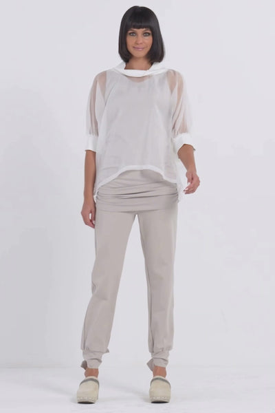 Organza Flowy Top