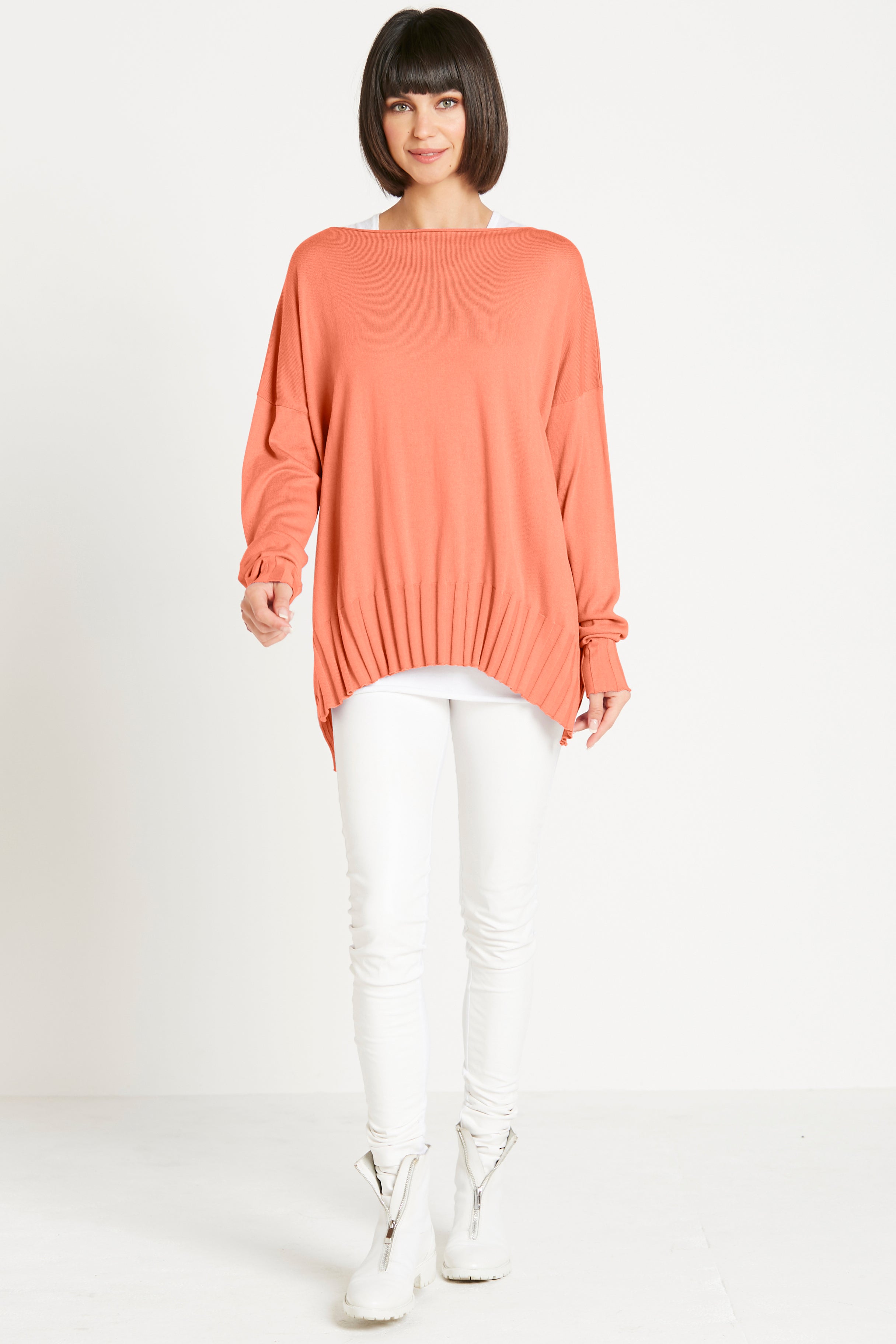 Pima Cotton Boatneck Rib – PLANET by Lauren G