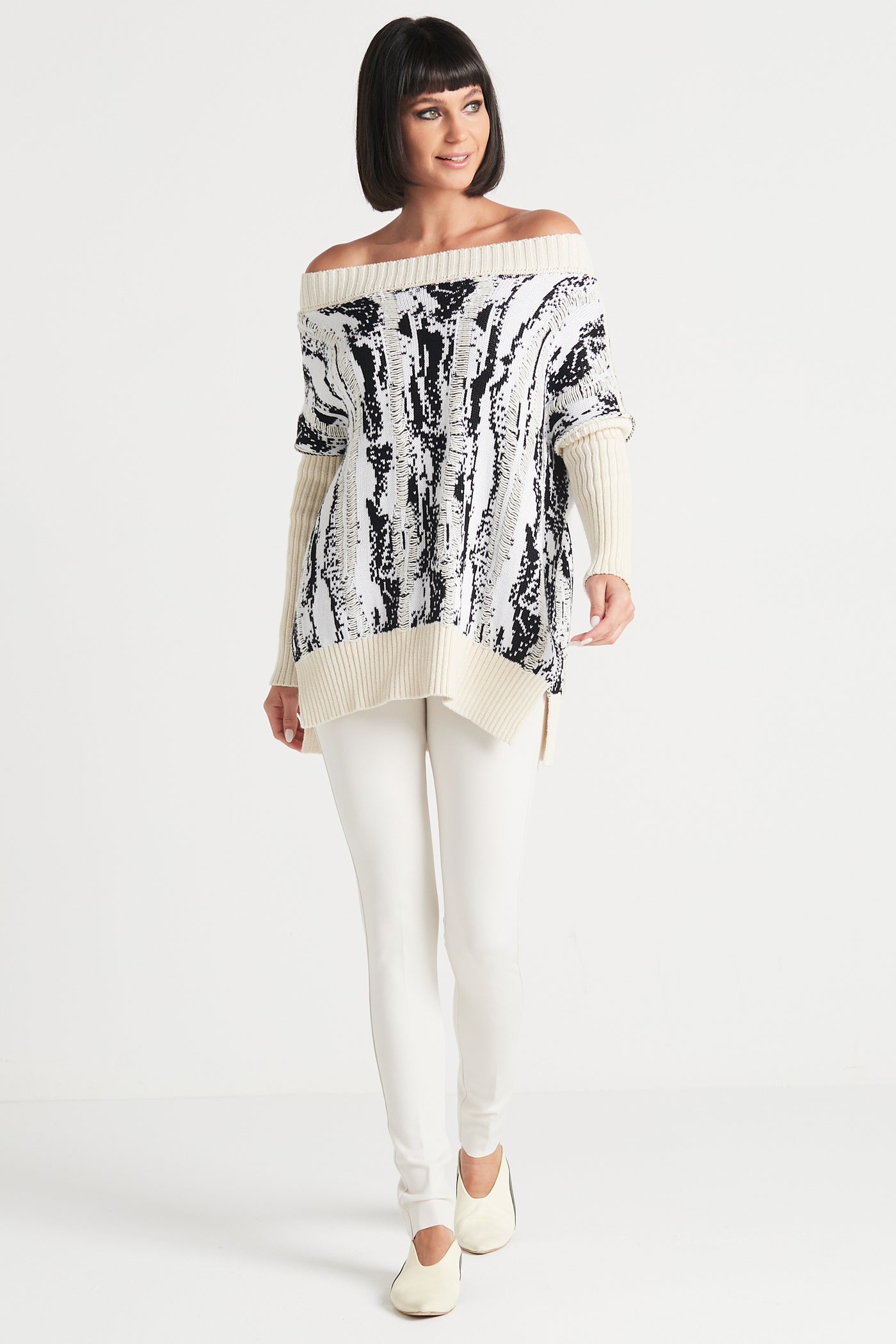 Pima Cotton Inside Out Reversible Sweater
