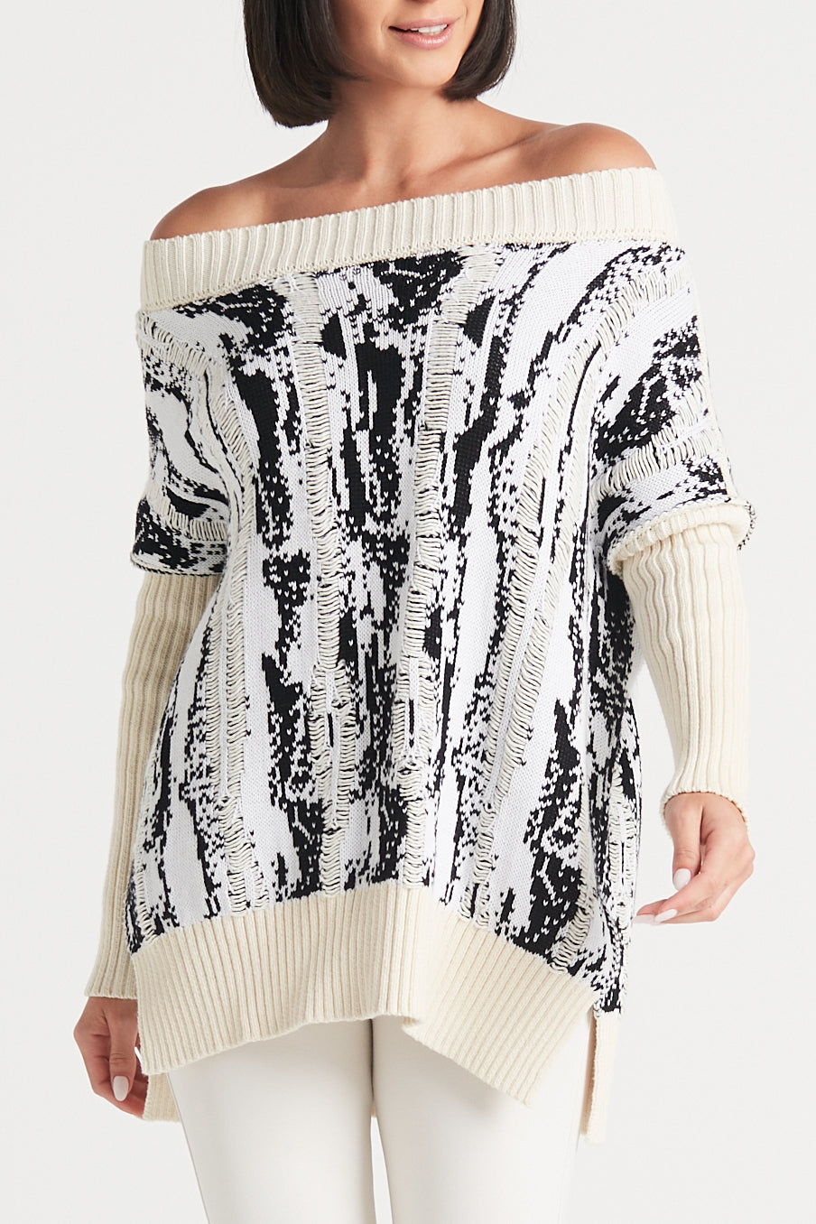 Pima Cotton Inside Out Reversible Sweater