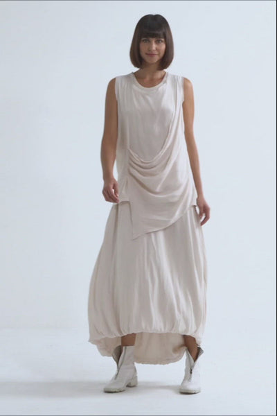 Washable Silk Draped Tank